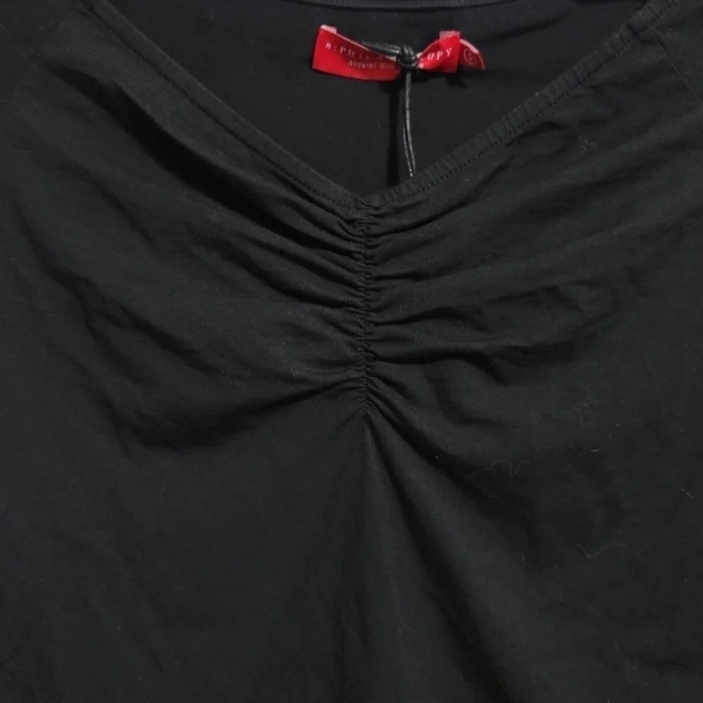 n: Philanthropy Off the Shoulder Black Harriet Top - Picture 8 of 12